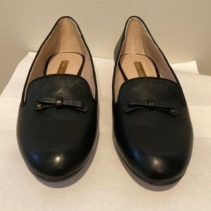Black Flats, size-6.5, New in box,Leather,Runs tru to size,